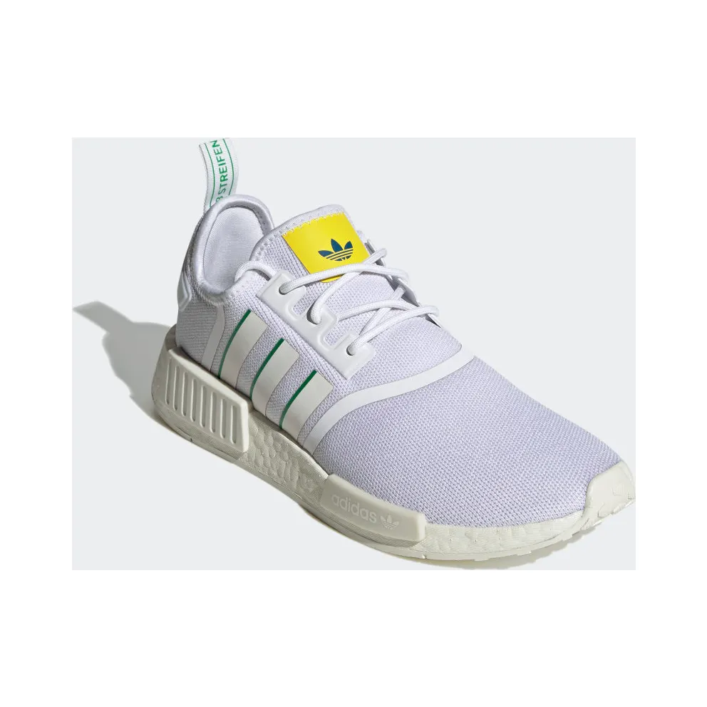 Adidas NMD_R1 Cloud White / Off White / Green (GX9885)