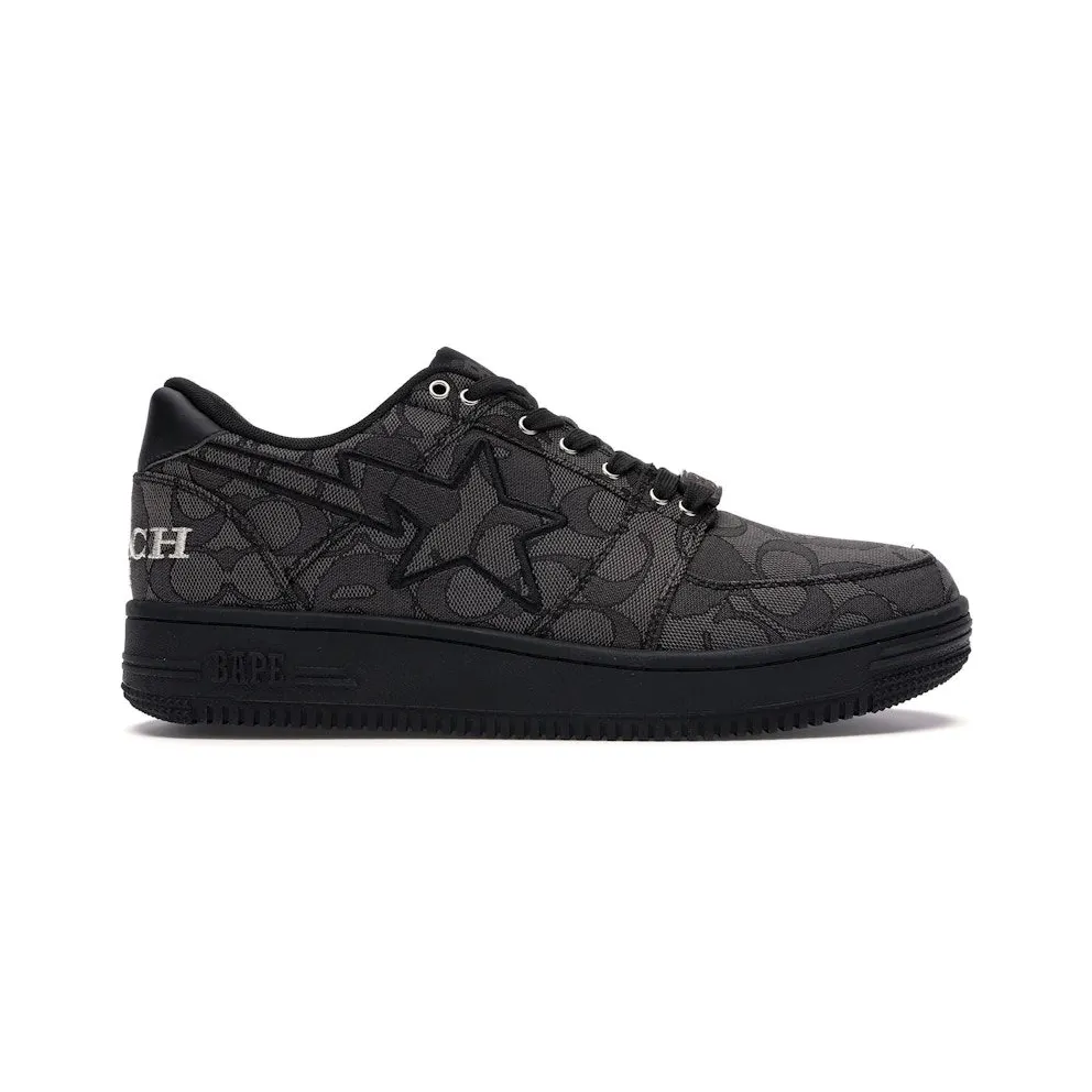 A Bathing Ape Bape Sta Low Coach Black (1G23-291-901)
