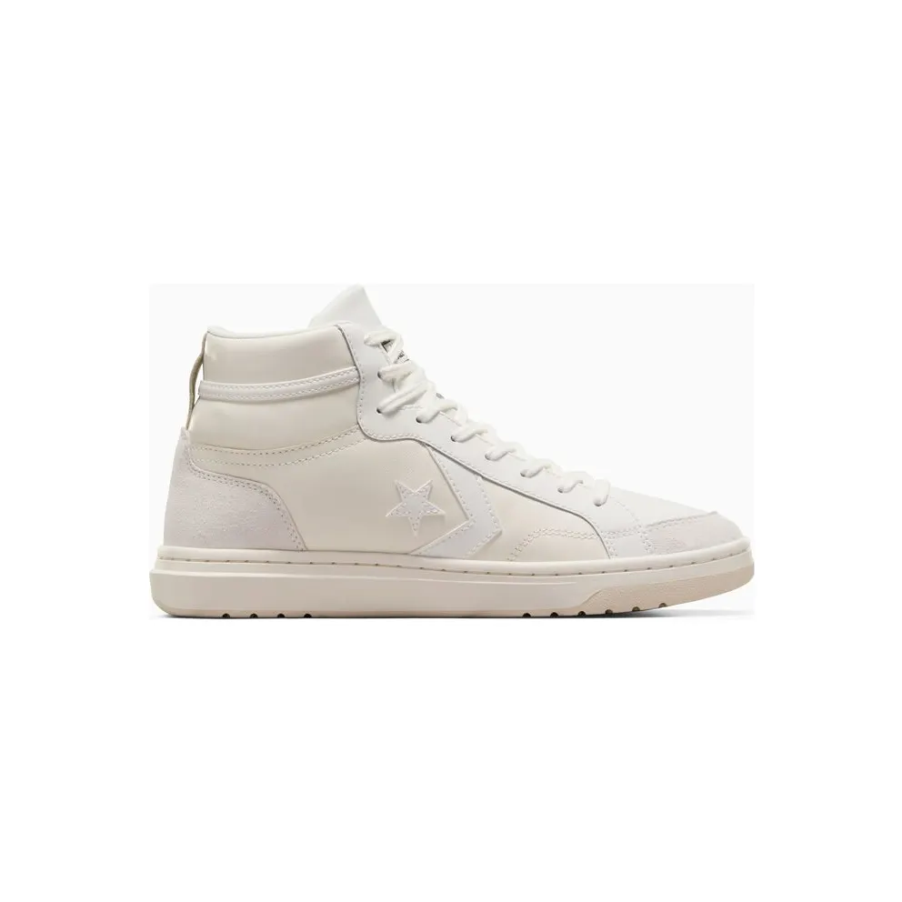 Converse Pro Blaze Classic Leather & Suede Egret/Vintage White (A09082C)
