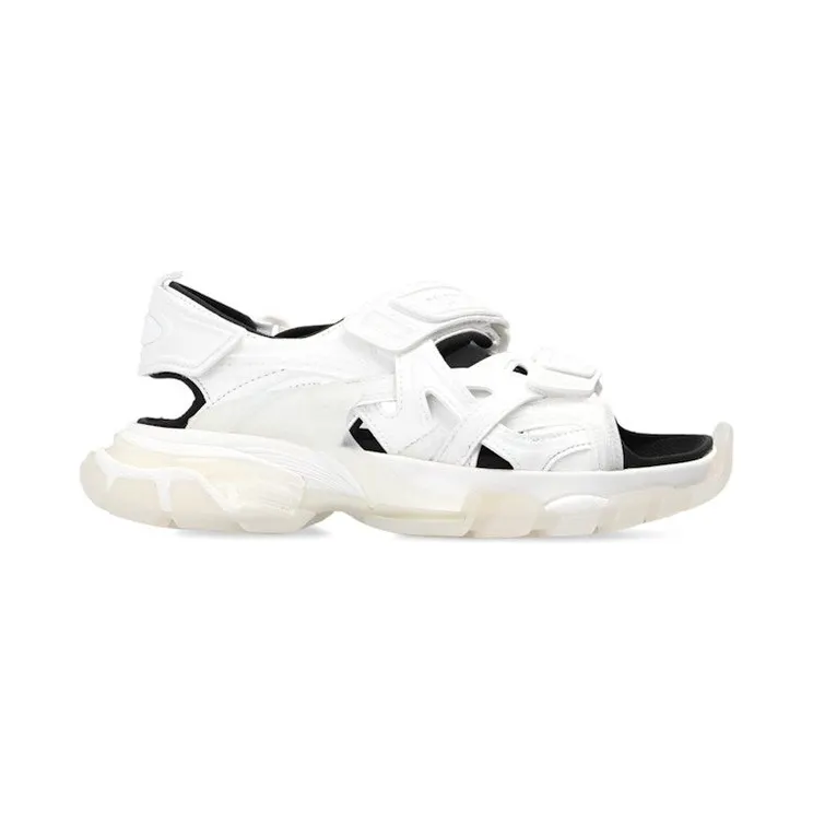 Balenciaga Track Sandal Clear Sole White Black (655948W2CC59010)