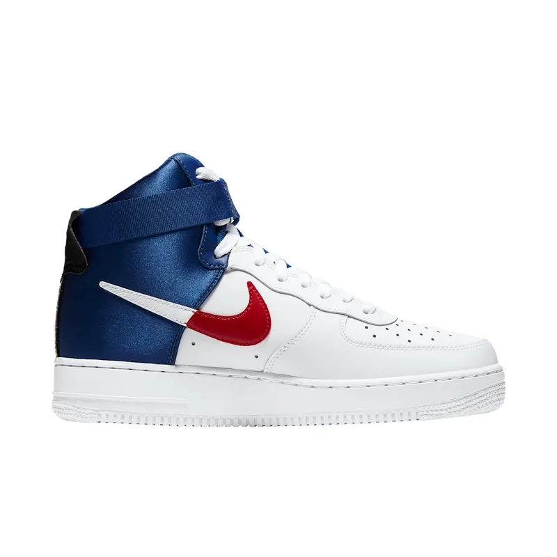 Nike Air Force 1 ’07 High Clippers White/Rush Blue/University Red (BQ4591-102)