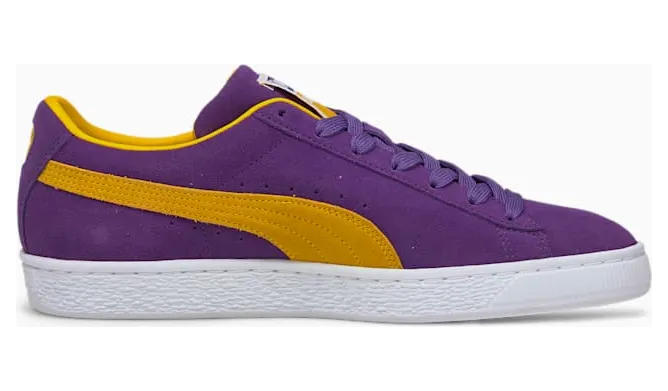 Puma Suede Teams Prism Violet / Spectra Yellow (380168-03)