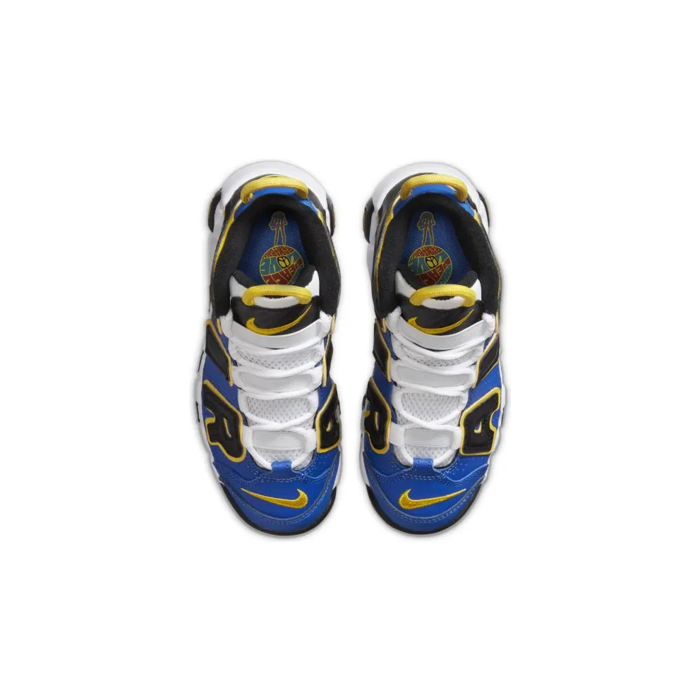 Nike Air More Uptempo Peace, Love & Basketball (PS) Game Royal/Speed Yellow-Black (DC7301-400)