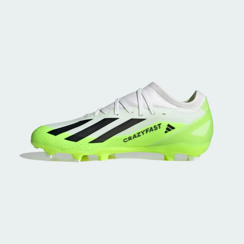 adidas X Crazyfast.3 FG Cloud White Core Black Lucid Lemon (HQ4534)