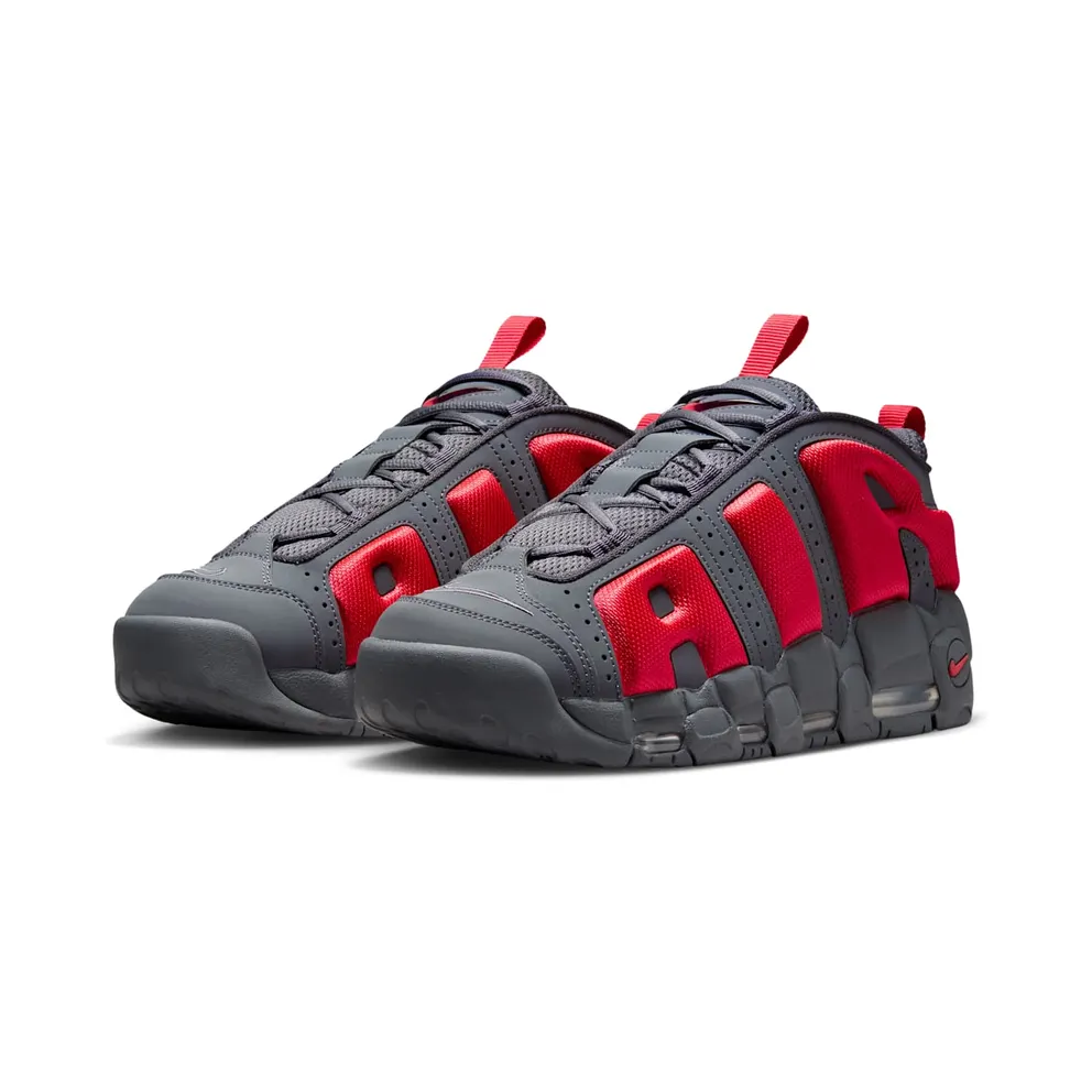 Nike Air More Uptempo Low Dark Grey Light Crimson (FZ3055-002)