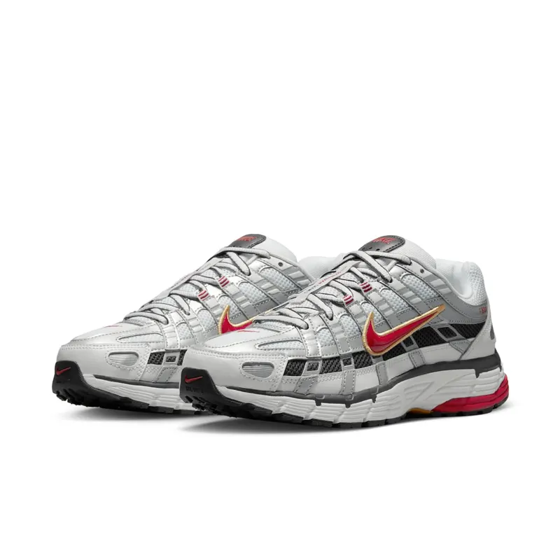 Nike P-6000 White Gold Red (W) White/Metallic Gold-Varsity Red-Metallic Silver-Black (BV1021-101)