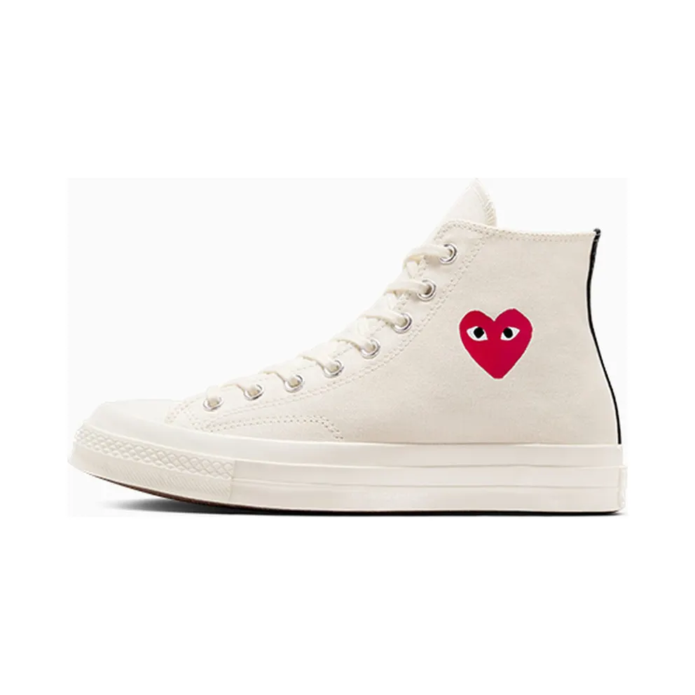Converse PLAY Comme des Garçons Single Heart Chuck 70 Milk/Red/Black (A08800C)