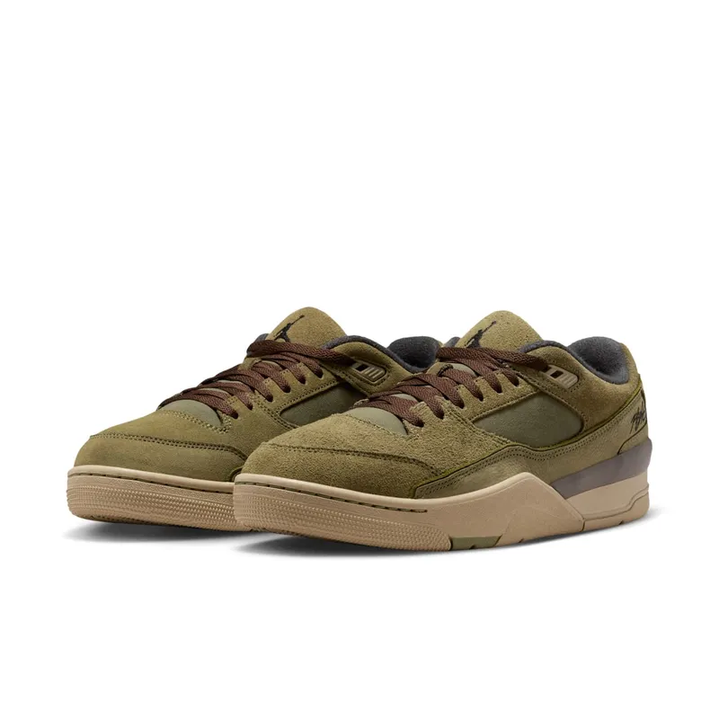 Jordan Flight Court Medium Olive Baroque Brown (HF3255-202)