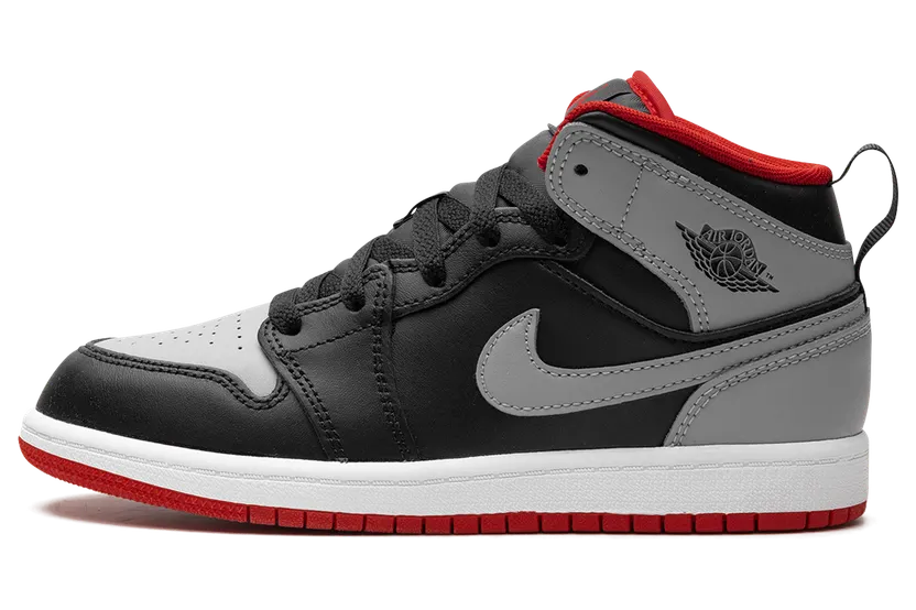 Jordan 1 Mid PS “BLACK GREY RED” (DQ8424-006)