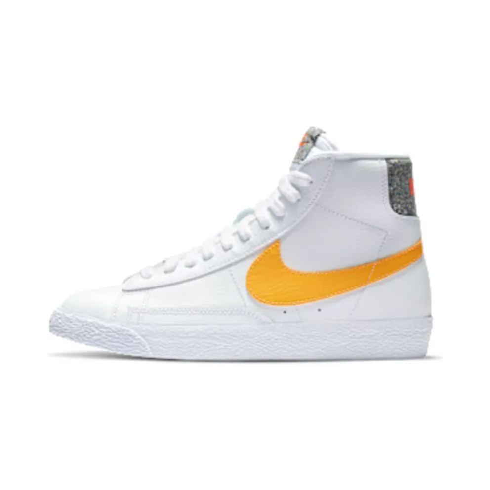 Nike Blazer Mid Grind White University Gold (GS) White/Total Orange-Laser Orange (DB2606-100)