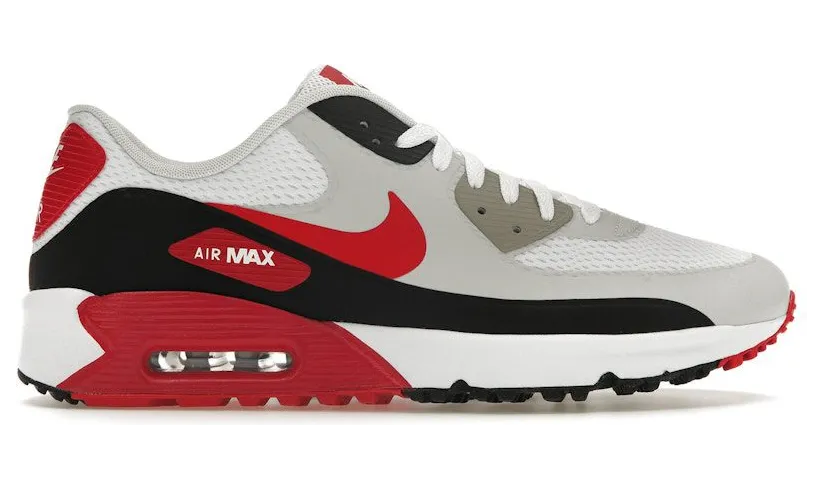 Nike Air Max 90 Golf White Black University Red (DX5999-162)