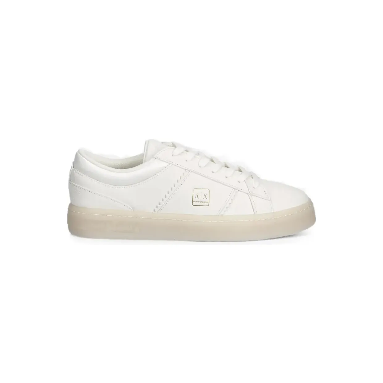 Armani Exchange met logoplakkaat en zigzag-stiksel “White” (XW002782AF25079)