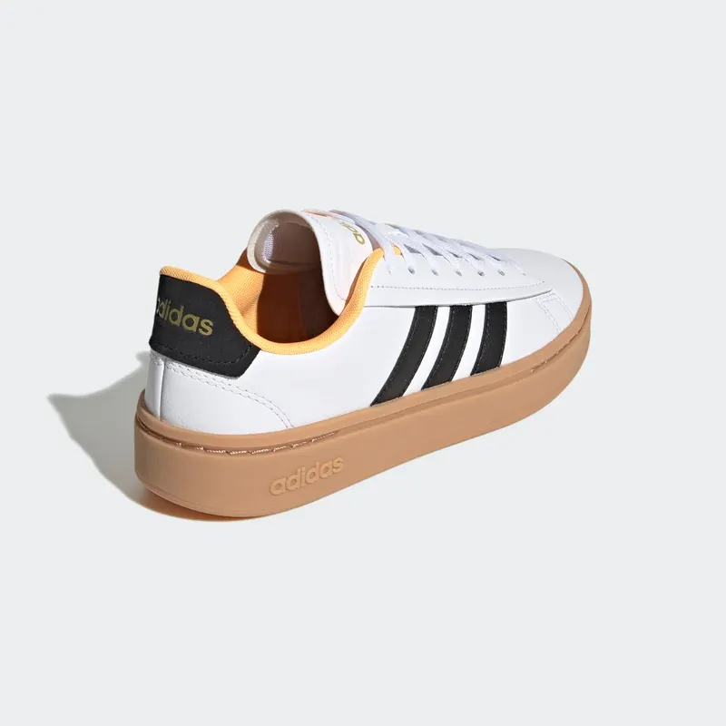 Adidas Grand Court Alpha Cloud White / Core Black / Flash Orange (GX8165)