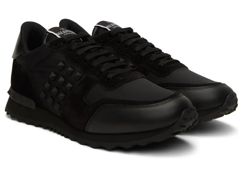 Valentino Garavani Black Rockstud Sneakers (1Y2S0748VBU) (4)