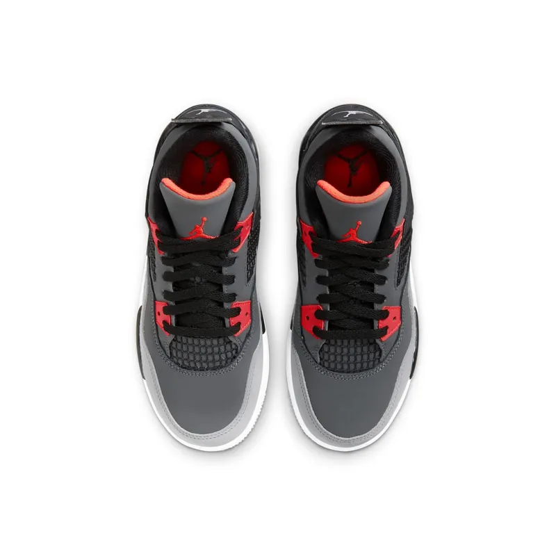 Jordan 4 Retro Infrared (PS) – “Dark Grey / Infrared 23-black-cement Grey” (BQ7669-061)