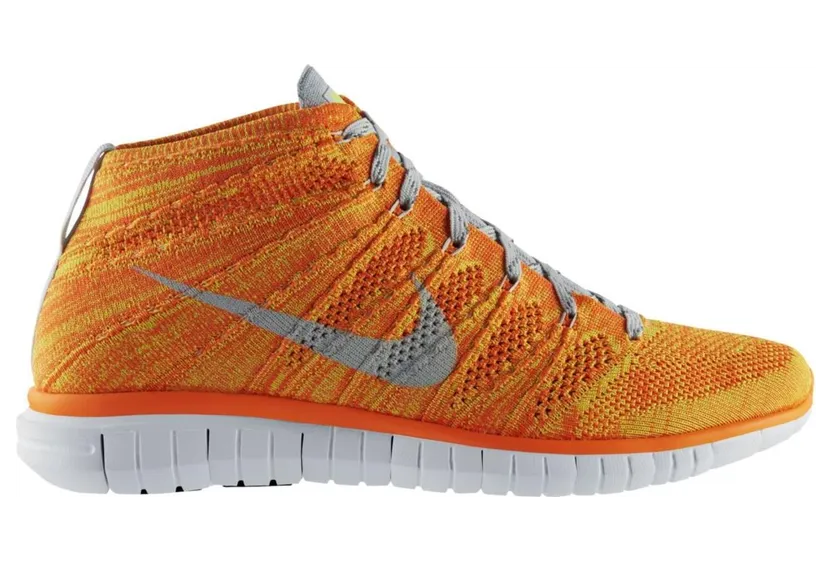 Nike Free Flyknit Chukka Total Orange Volt