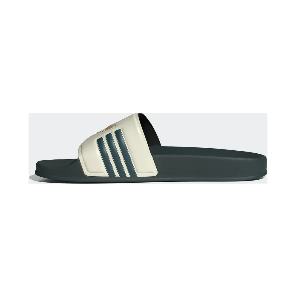 Adidas adilette Slides Cream White / Mineral Green / Warm Sandstone (JH7764)