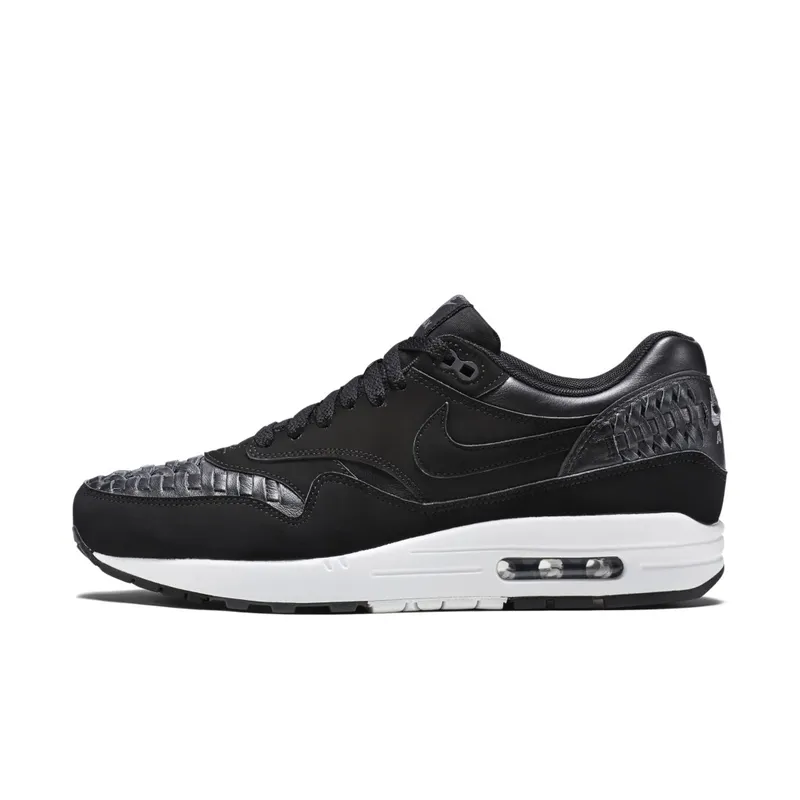 Nike Air Max 1 Woven Black Dark Grey (2015) (725232-001)