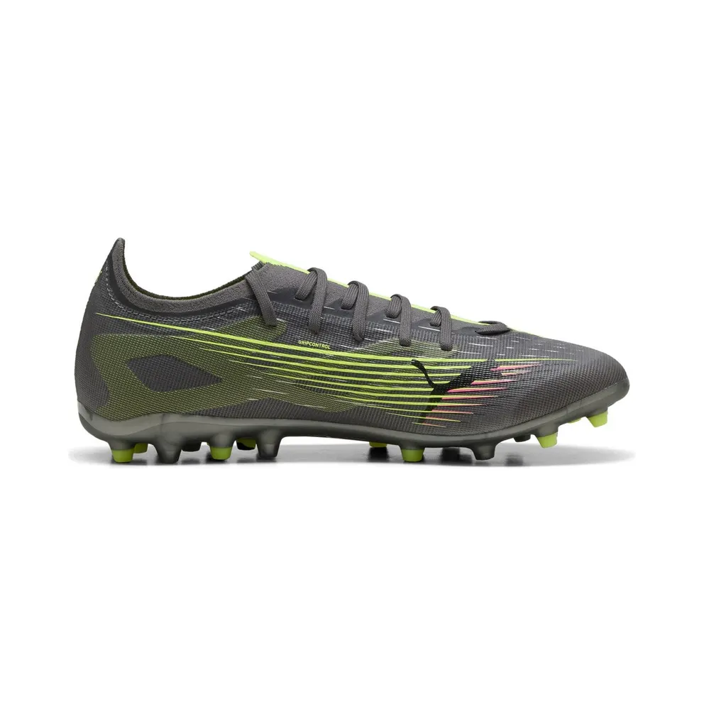 Puma Ultra 5 Match MG Football Boots 03 – matte aged silver/yellow alert/puma aged silver 42.5 Men, Blue (108348)