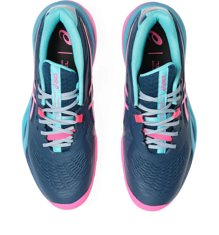 ASICS GEL-RESOLUTION X PADEL “Mako Blue / Hot Pink” (1041A492-400)