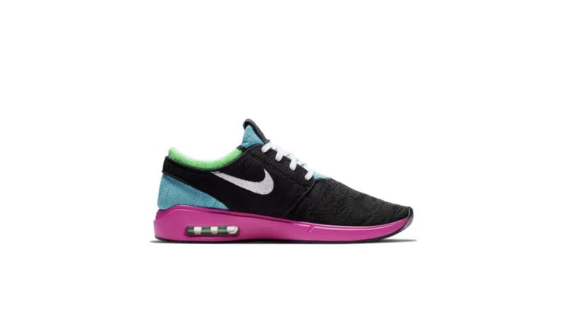 Nike SB Air Max Janoski 2 Black Cabana Black Cabana Electro Green White (AQ7477-006)