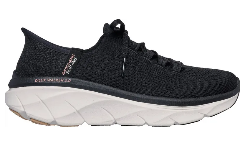 Skechers Slip-ins Relaxed Fit: D’Lux Walker 2.0 – Thrill Movement – Black / Bruinen – “Black” (150105 BKTN)