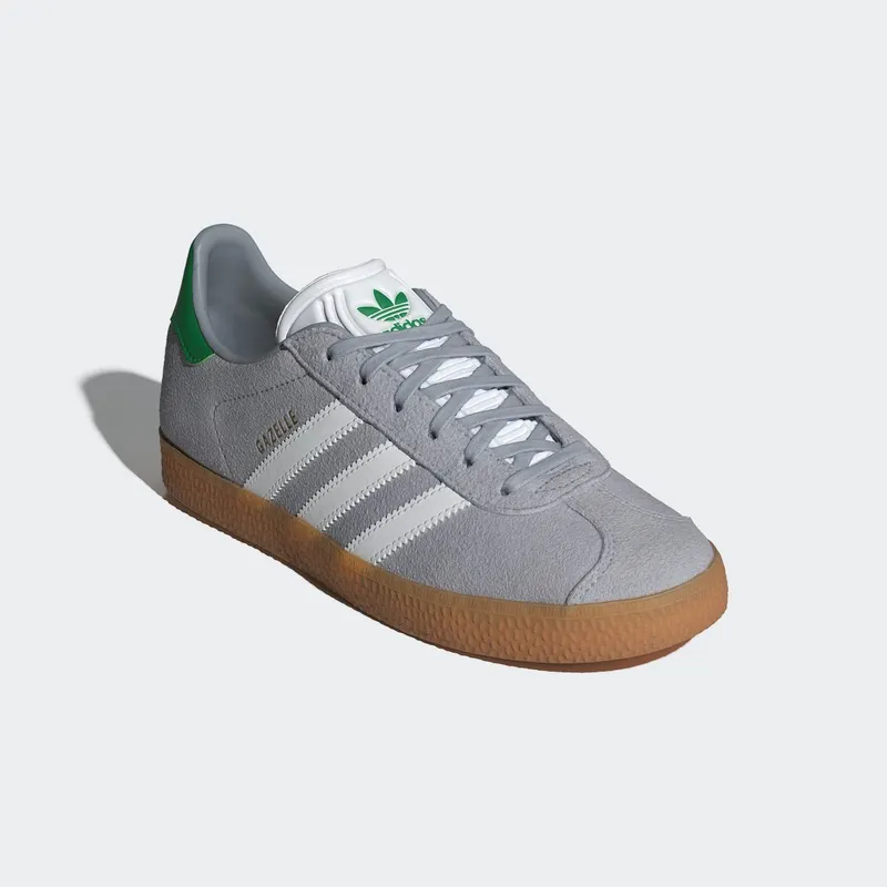 Adidas Gazelle Halo Silver / Cloud White / Green (JR5954)