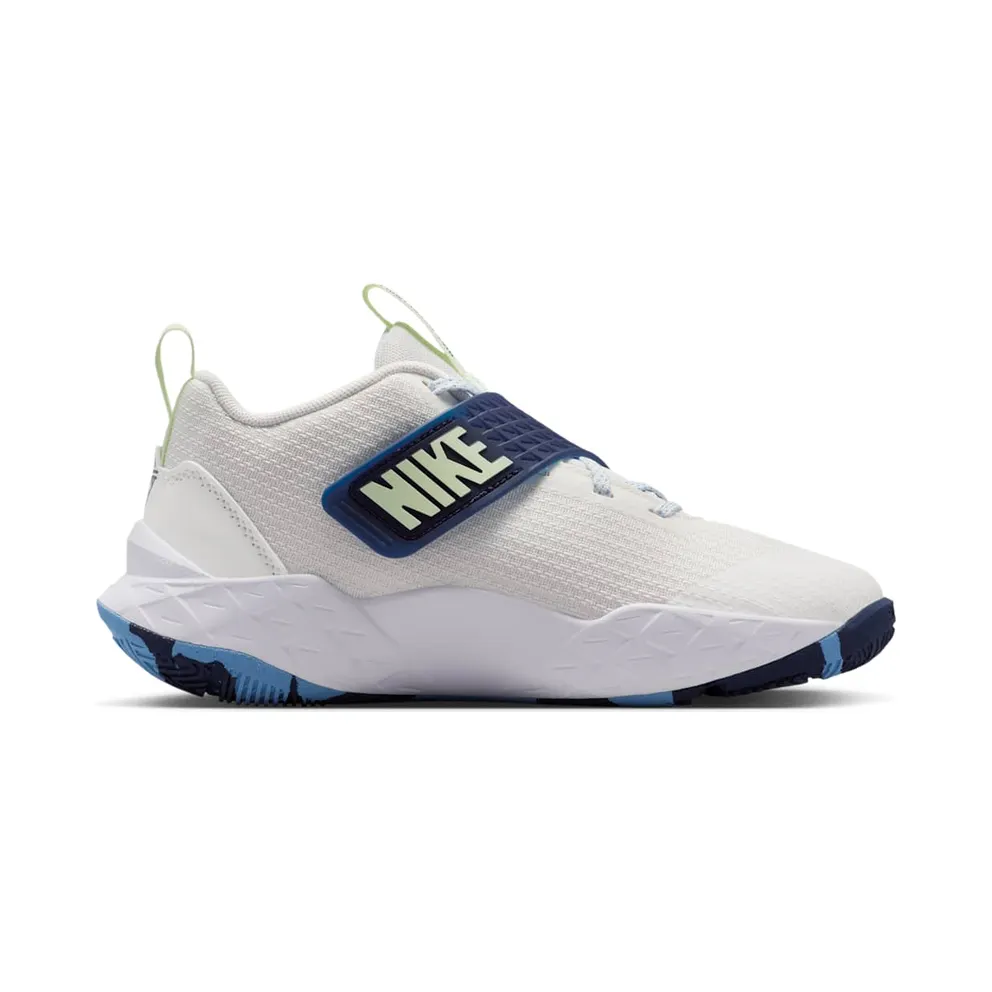 Nike Team Hustle D 12 White Midnight Navy Volt Tint (HF6279-104)