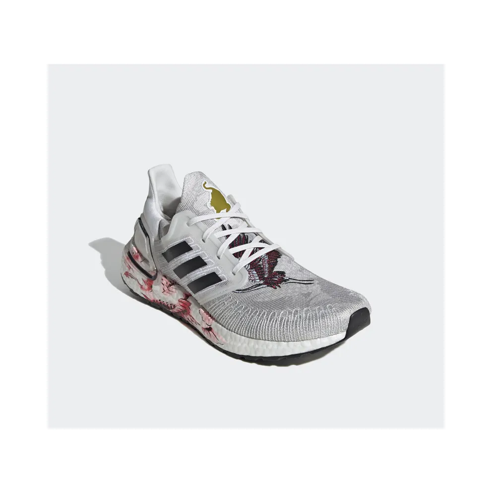 adidas Ultra Boost 20 Chinese New Year White (2020) Crystal White/Core Black/Solar Red (FW4314)