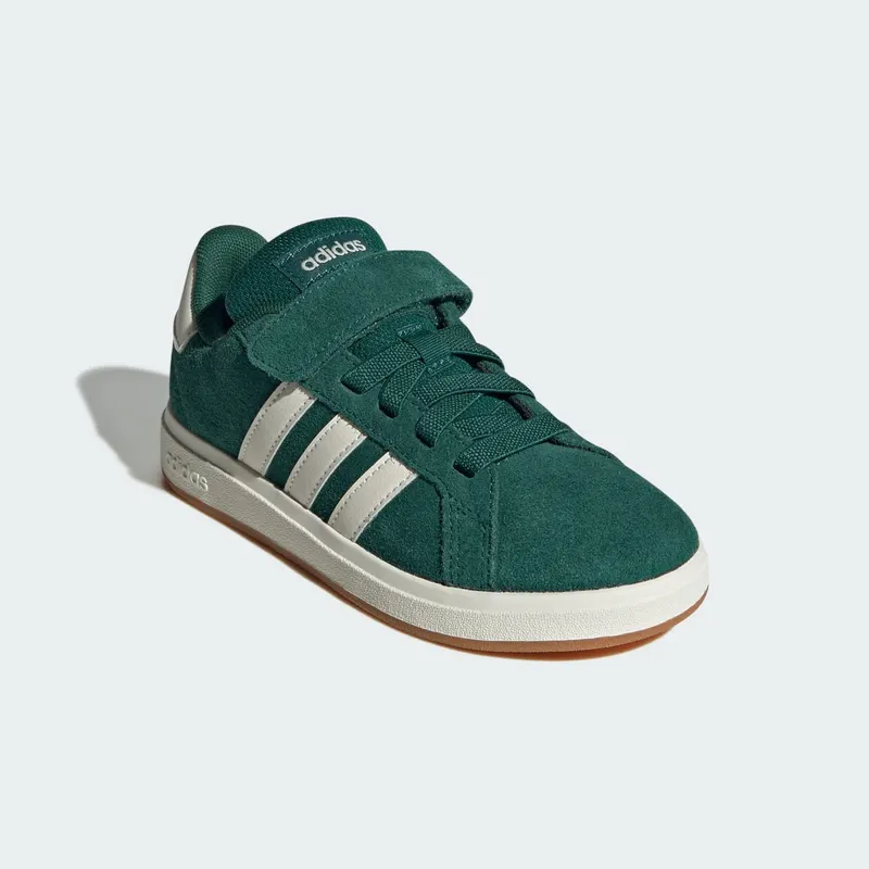 Adidas Grand Court 00s Kids Collegiate Green / Off White / Gum (JP5898)
