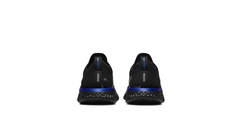 Nike Epic React Flyknit Black Racer Blue (W) Black/Black-Racer Blue (AQ0070-004)
