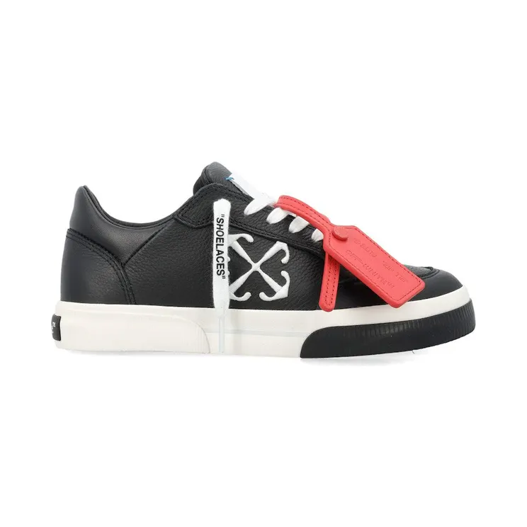 OFF-WHITE New Low Vulcanized Black White (OMIA293S24LEA0011001)