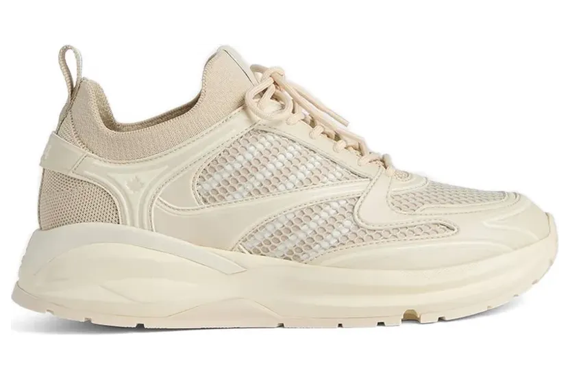 DSQUARED2 Dash sneakers met plateauzool en vlakken – Beige (SNW033259207159)