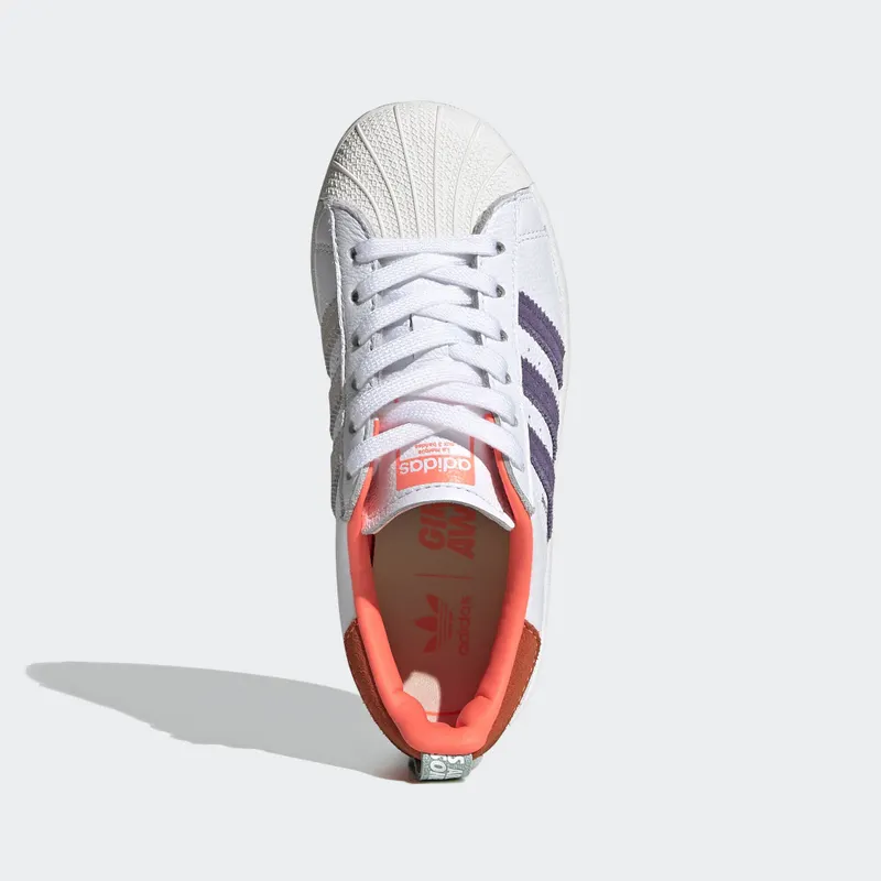 adidas  Superstar Girls Are Awesome (PS) Cloud White/Icey Pink/Signal Coral (FW8112)