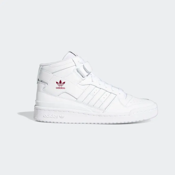 adidas Forum Mid Cloud White / Cloud White / Shock Pink (G57984)
