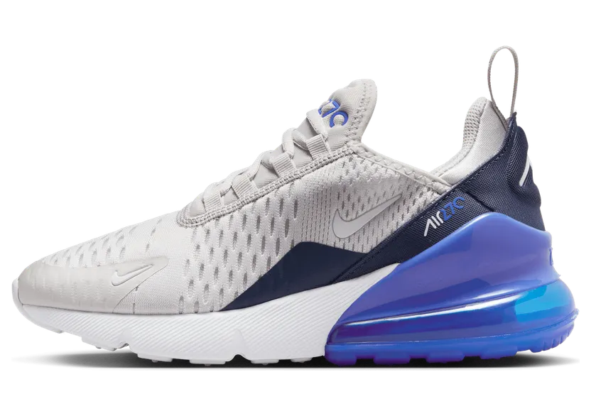 Nike Air Max 270 Vast Grey Hyper Royal Thunder Blue White (943345-041)