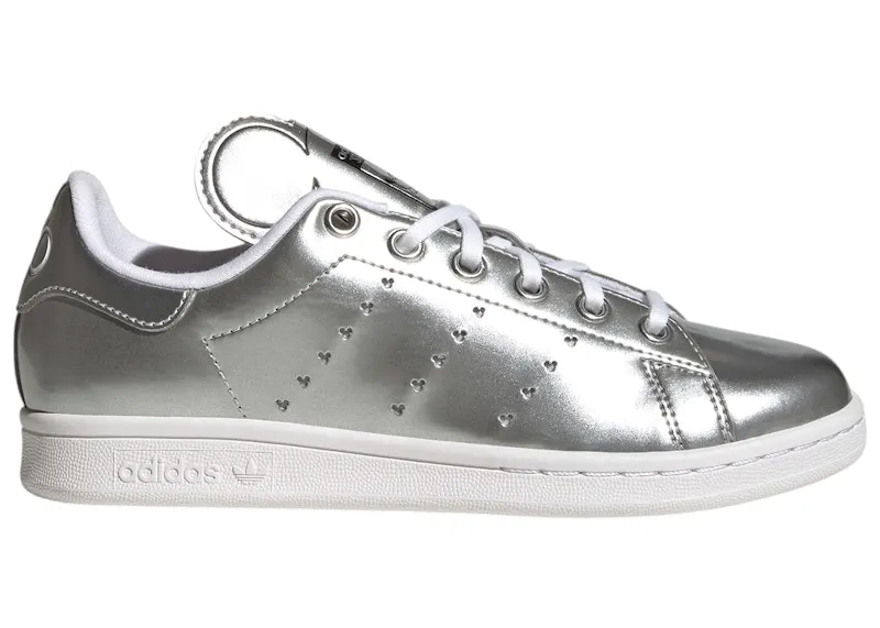 adidas Stan Smith Disney Mickey Mouse Silver Metallic (ID7187)
