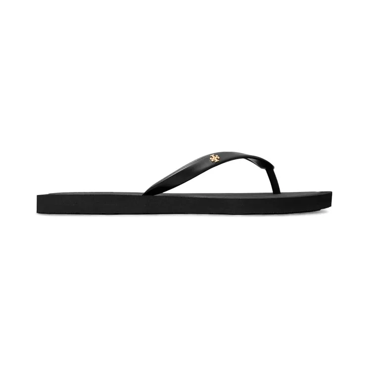 Tory Burch Kira Padded Flip Flop Perfect Black Gold (162307-013)