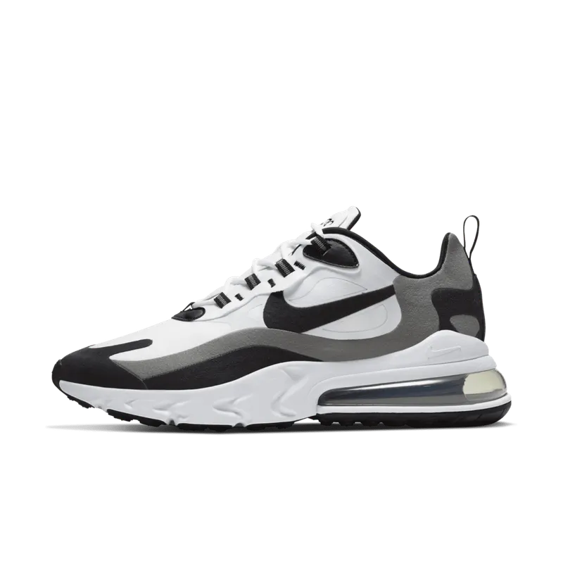 Nike Air Max 270 React White Black Metallic Pewter White/Black-Metallic Pewter (CT1264-101)