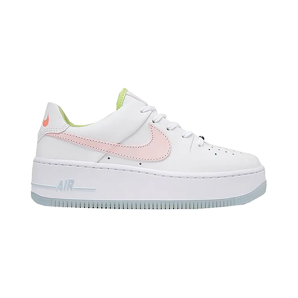 Nike Air Force 1 Sage Low One Of One (W) White/Pink Quartz-Hydrogen Blue-White (CW5566-100)