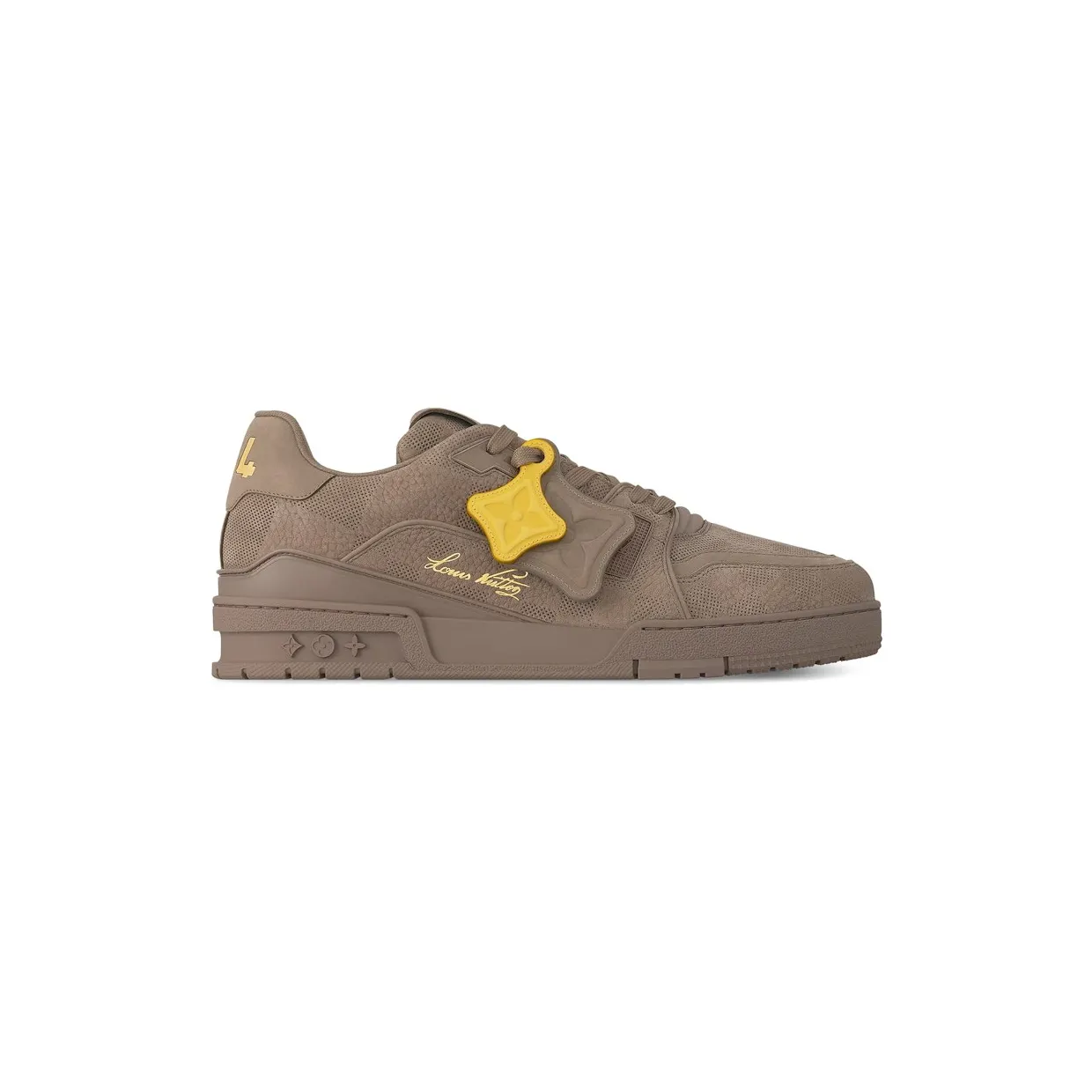 Louis Vuitton LV Trainer Taupe Brown Damier Embossed (1AH627)