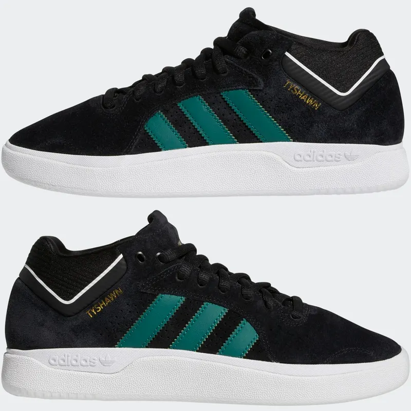 Adidas Tyshawn Core Black / Collegiate Green / Cloud White (GW3168)
