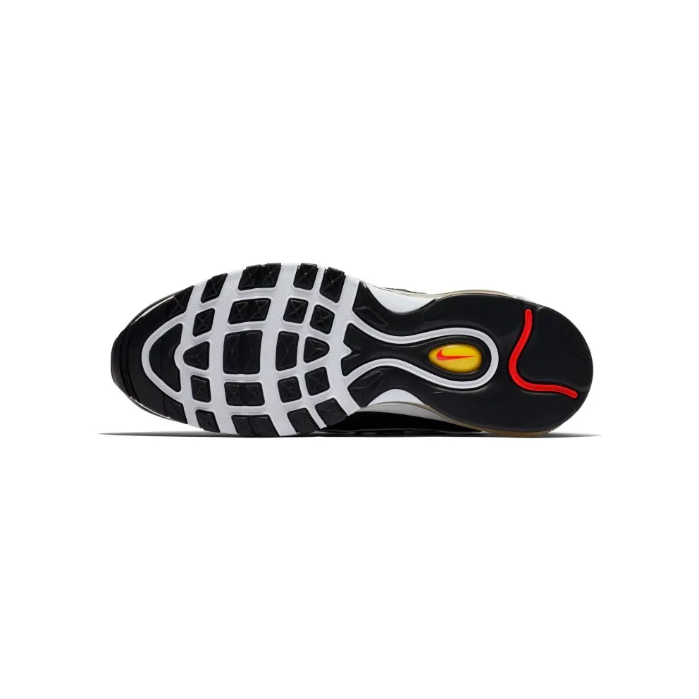 Nike Air Max 98 Black White Yellow Crimson Black/White/Chrome Yellow (640744-016)