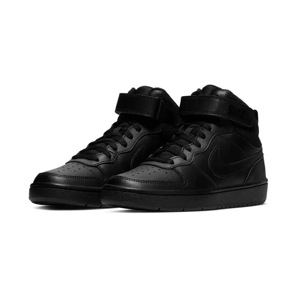 Nike Court Borough Mid 2 Older Kids’ Black (CD7782-001)