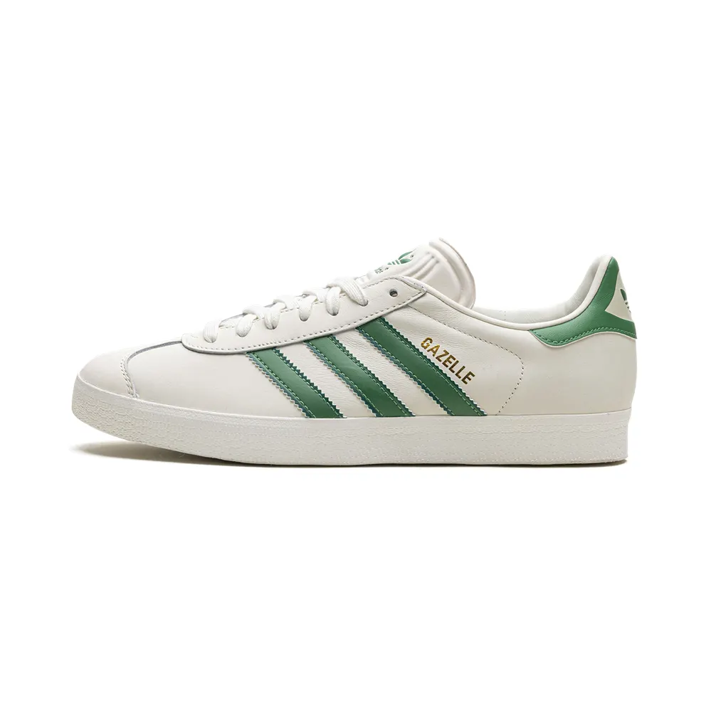adidas Gazelle Shoes Off White / Preloved Green / Collegiate Green (IG1635)