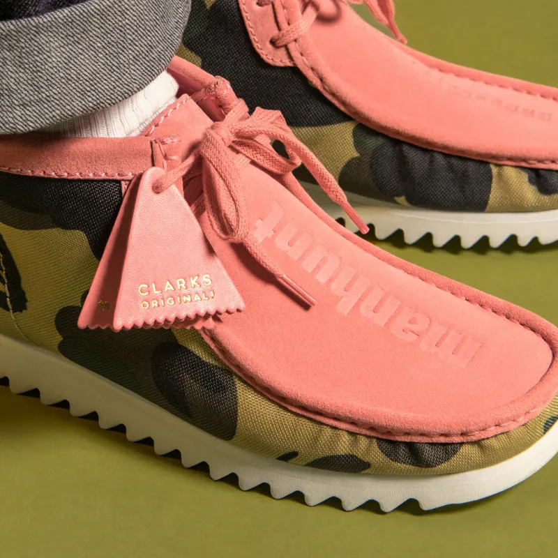 Clarks  Originals Wallabee Bape Coral Combi Coral Combi (26149863)