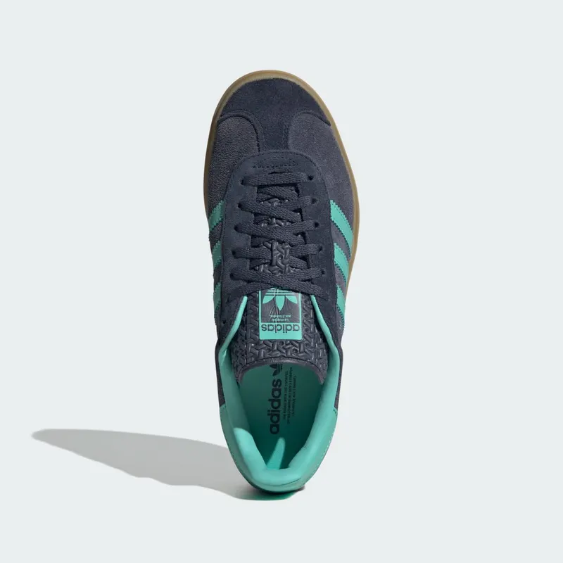 Adidas Gazelle Bold Sneakers Shadow Navy / Acid Mint / Legend Ink (JQ6437)