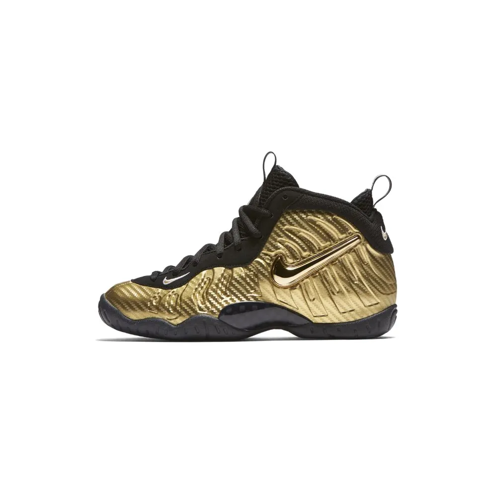 Nike Air Foamposite Pro Metallic Gold (GS) Metallic Gold/Black-Black-White (644792-701)