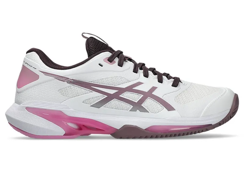ASICS SOLUTION SPEED FF 4 CLAY “White / Dusty Mauve” (1042A305-102)