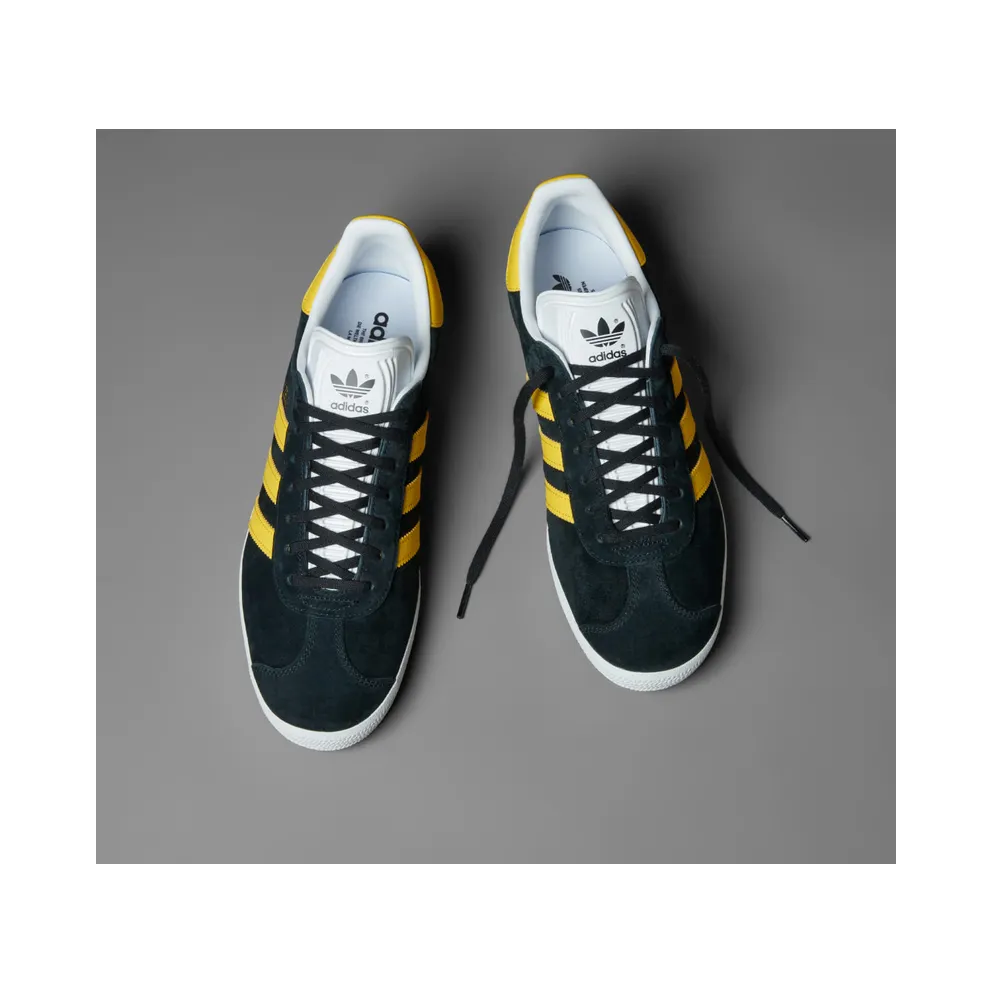 Adidas Gazelle Core Black / Impact Yellow / Cloud White (IG0669)